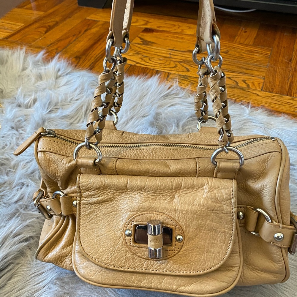 FINAL PRICE- Bebe tan handbag.